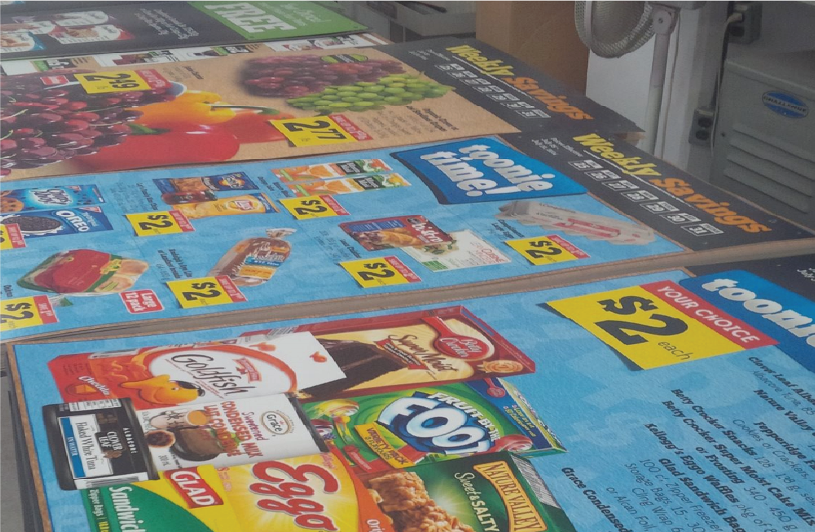Sobeys weekly promotional print production